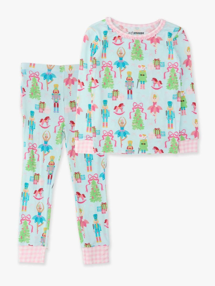 Nutcracker Wishes Ruffle LS PJ Set