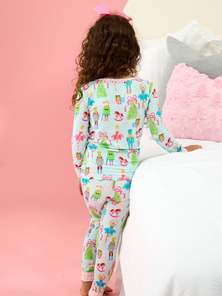 Nutcracker Wishes Ruffle LS PJ Set