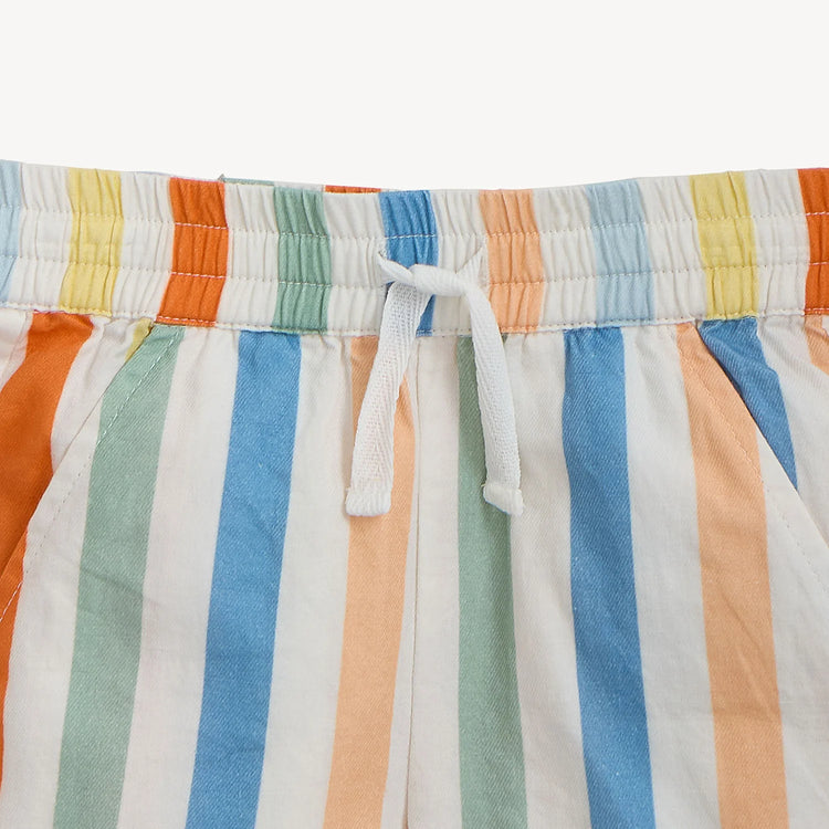 Multi Stripe Woven Shirt & Short Set