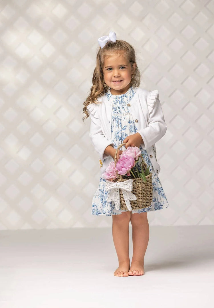 Ivory Floral Cardigan