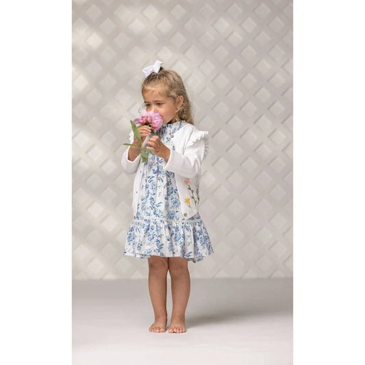 Ivory Floral Cardigan