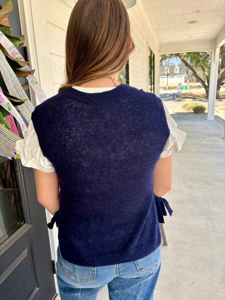 Esha Black Iris Sweater Tank