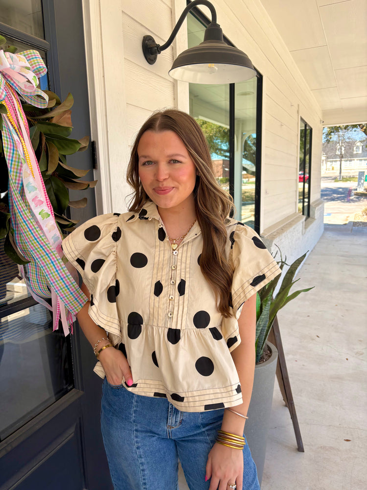 Spotted In Style Top