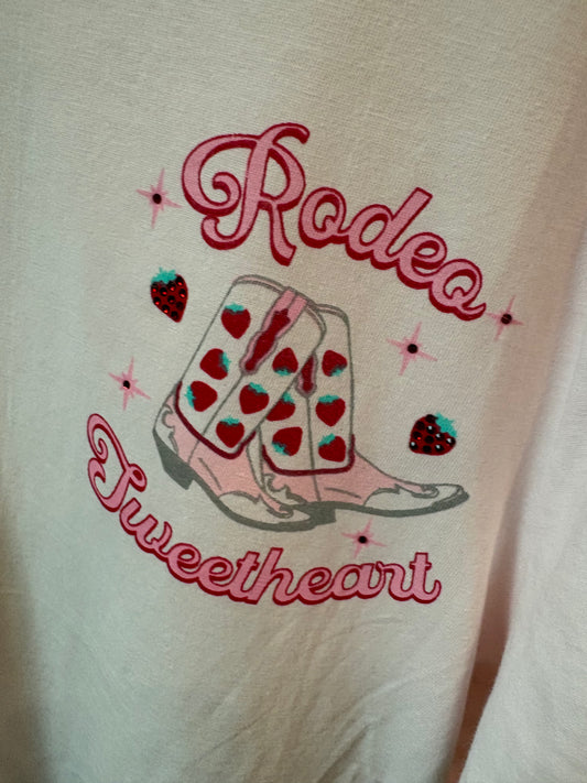 Rodeo Sweetheart Rhinestone Graphic Tee