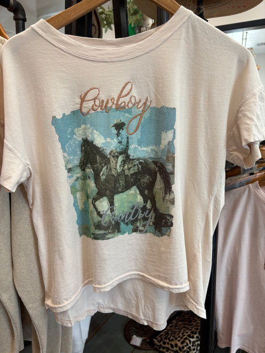 Cowboy Country Hi-Lo Tee