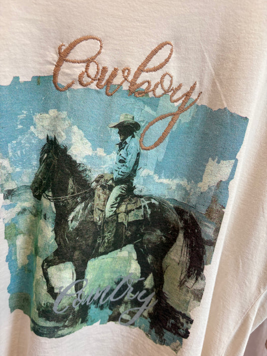 Cowboy Country Hi-Lo Tee