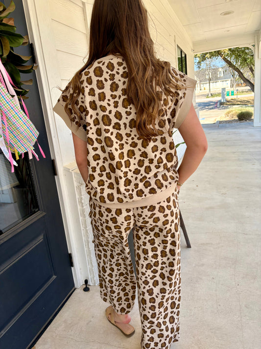 Travel Plans Leopard Print Set