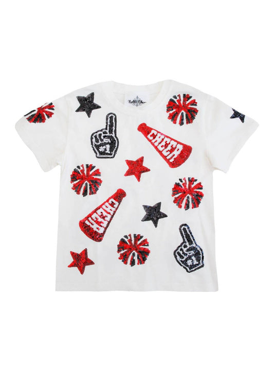 Black & Red Cheer Shirt
