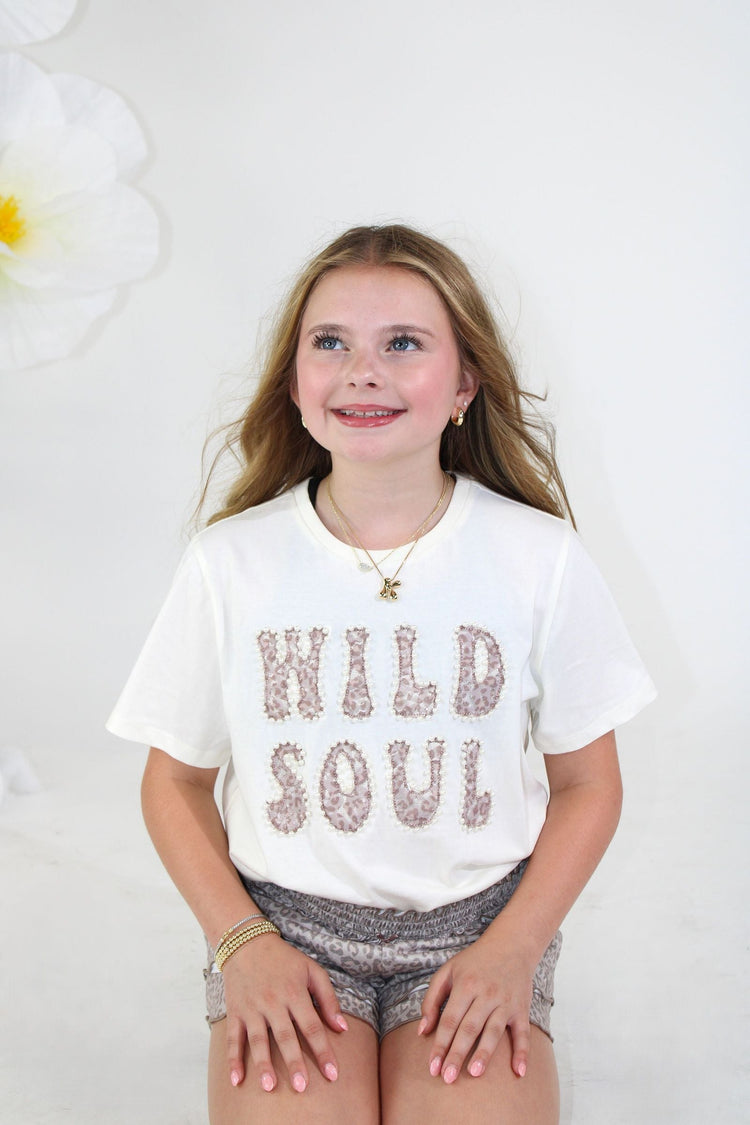 Leopard Lace Applique Tee