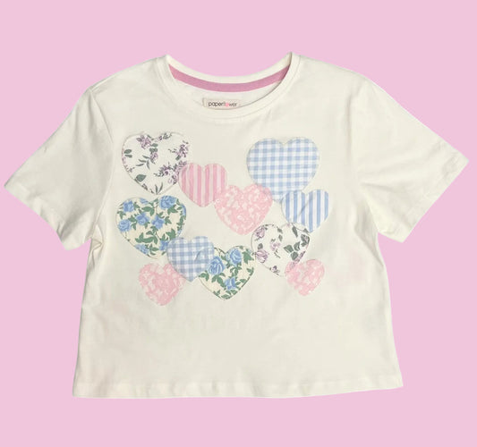 Hearts Applique Top