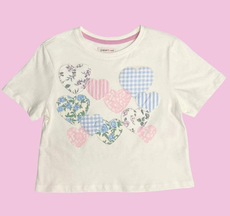 Hearts Applique Top