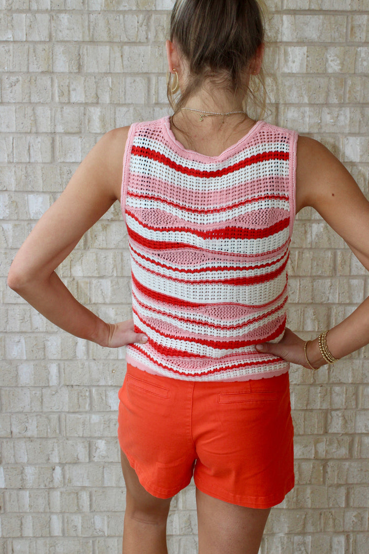 Sylvie Strawberry Shortcake Crochet Tank