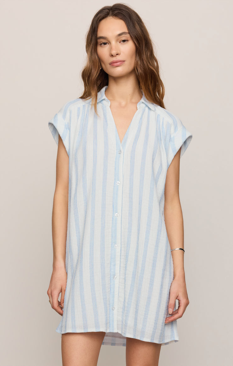 Shellbound Striped Dress
