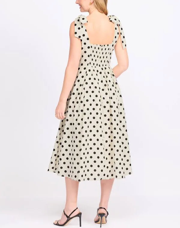 Ryleigh Polka Dot Midi Dress