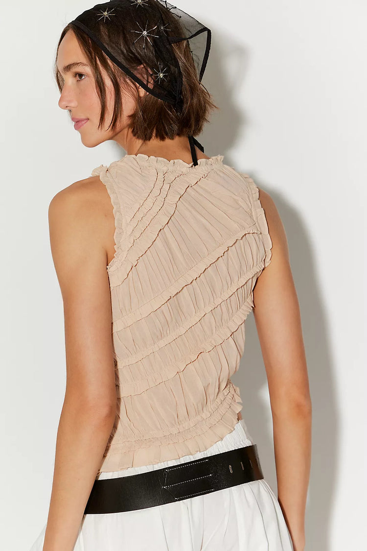 Pink Sands Smocked Top