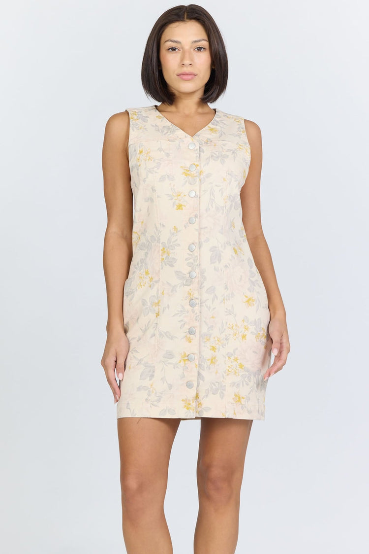Zamira Floral Denim Dress