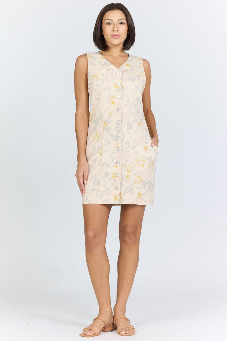 Zamira Floral Denim Dress