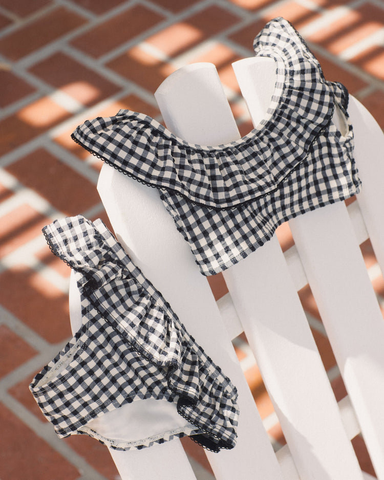Black Gingham Margot Bikini