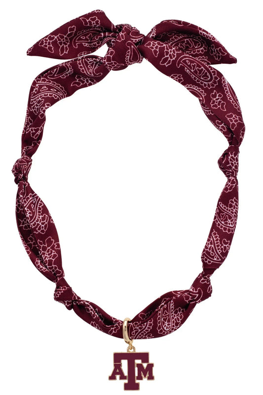 Logo Bandana Scarf Necklace