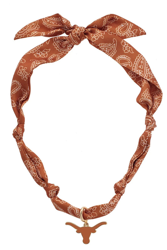 Logo Bandana Scarf Necklace