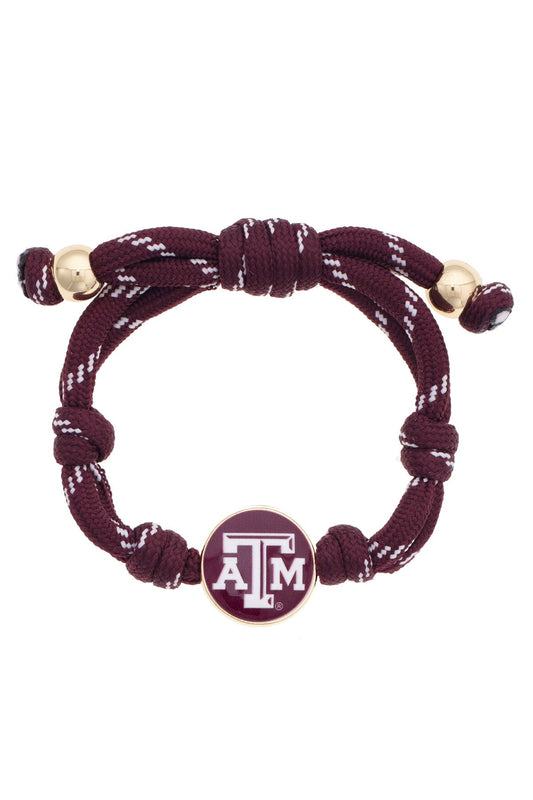 Texas A&M Aggies Logo Paracord Bracelet