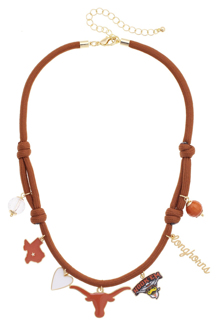 Game Day Paracord Multi Charm Necklace