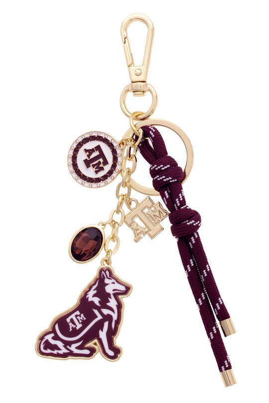 Canvas Cluster Bag Charm