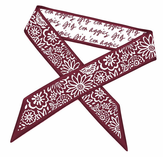 College Skinny Scarf