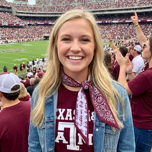 College Skinny Scarf