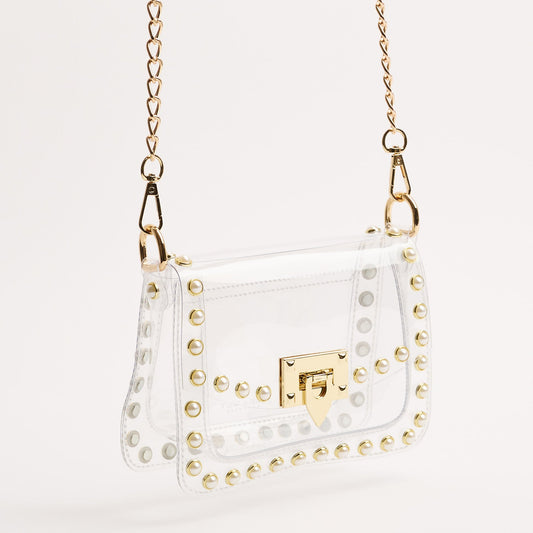 Clearly Handbags The Jackie In Pearl