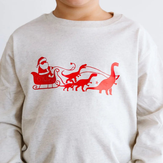 Dino Christmas LS Shirt