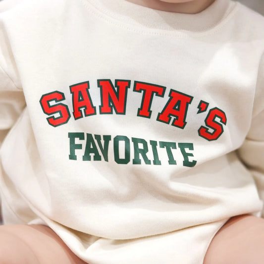 Santa's Favorite Christmas LS Romper