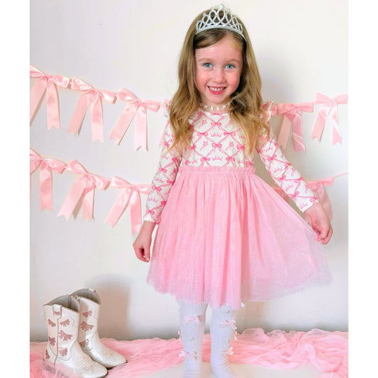Princess Coquette Long Sleeve Tutu Dress