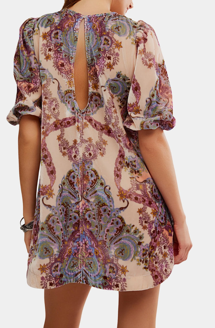 Maye Printed Velvet Tunic