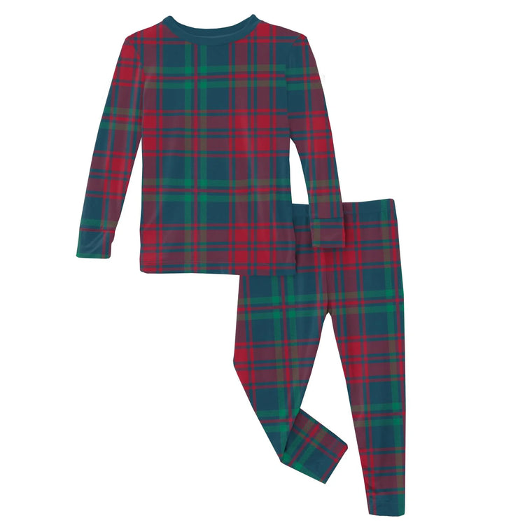 Peacock Plaid L/S PJ Set