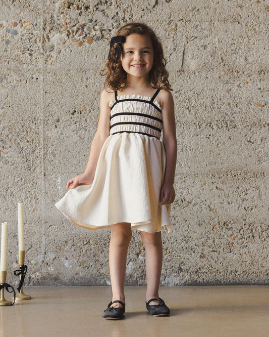 Metallic Ivory Annabelle Dress