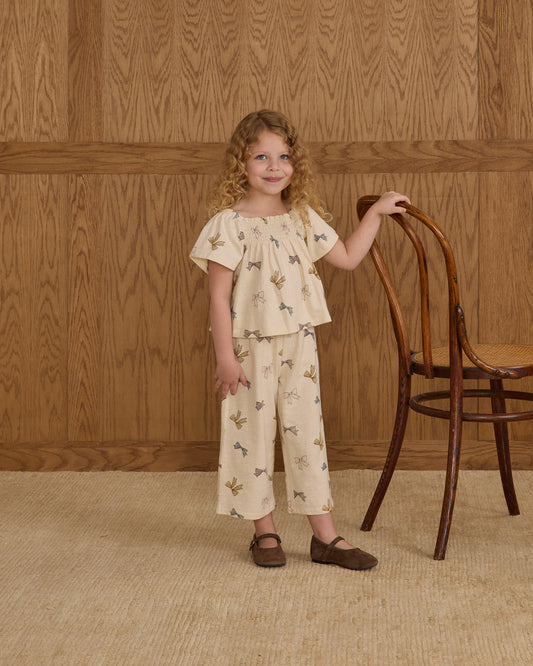 Bows Wide Leg Pant
