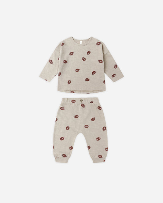 Footballs Tee + Pant Set