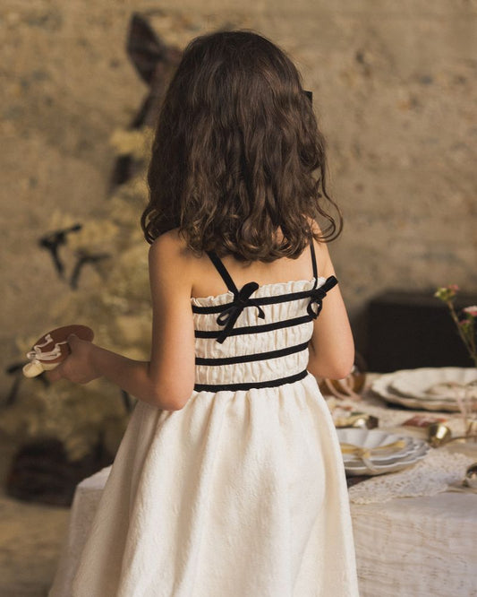 Metallic Ivory Annabelle Dress