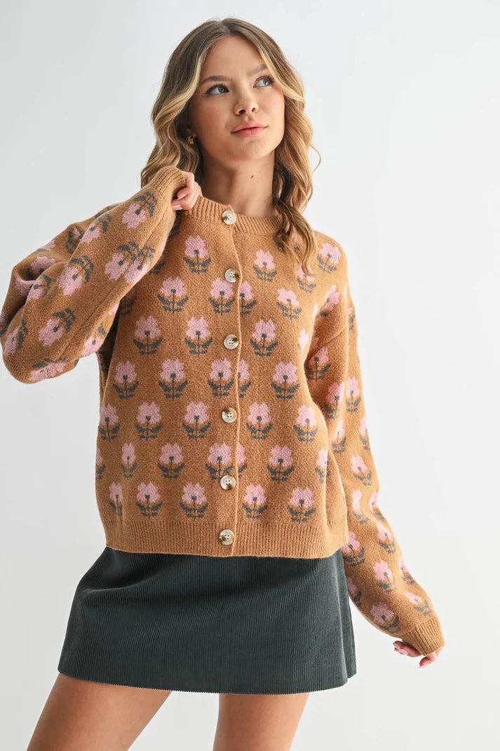 Picking Flowers Cardi