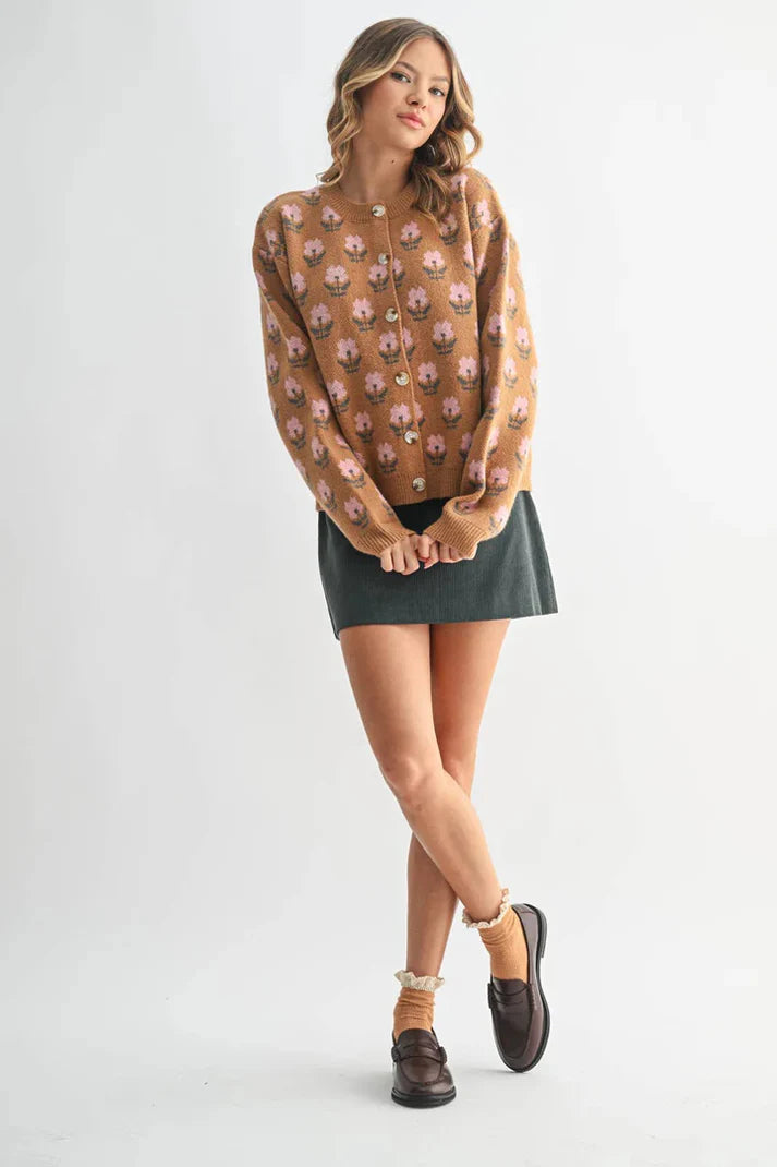 Picking Flowers Cardi