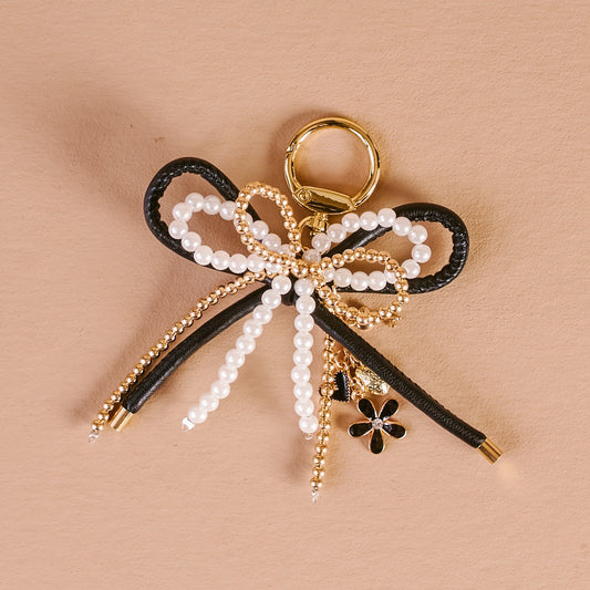 Layered Bows Bag Charm
