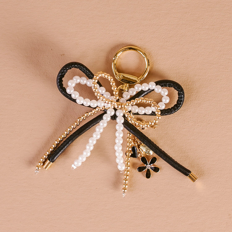 Layered Bows Bag Charm