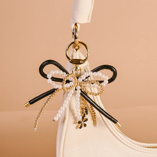 Layered Bows Bag Charm