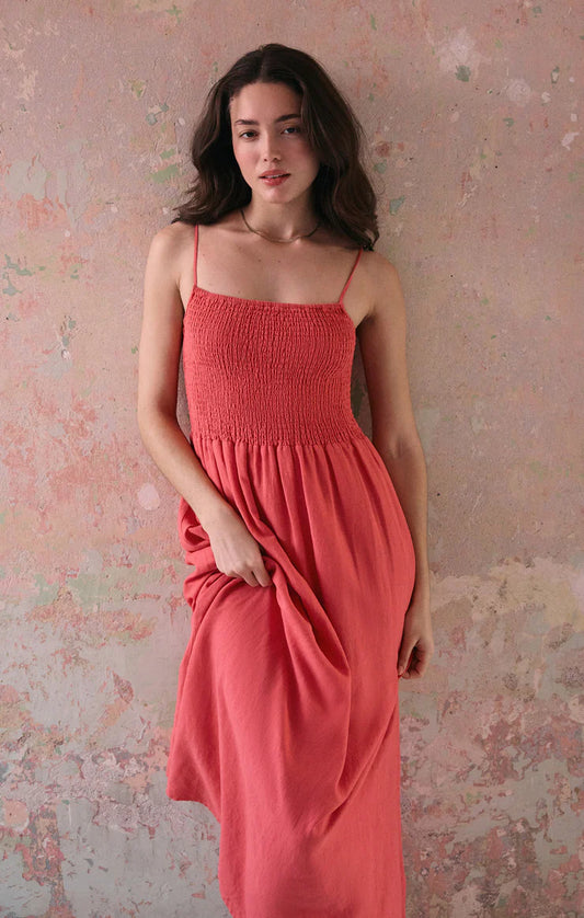 Bayside Linen Maxi Dress
