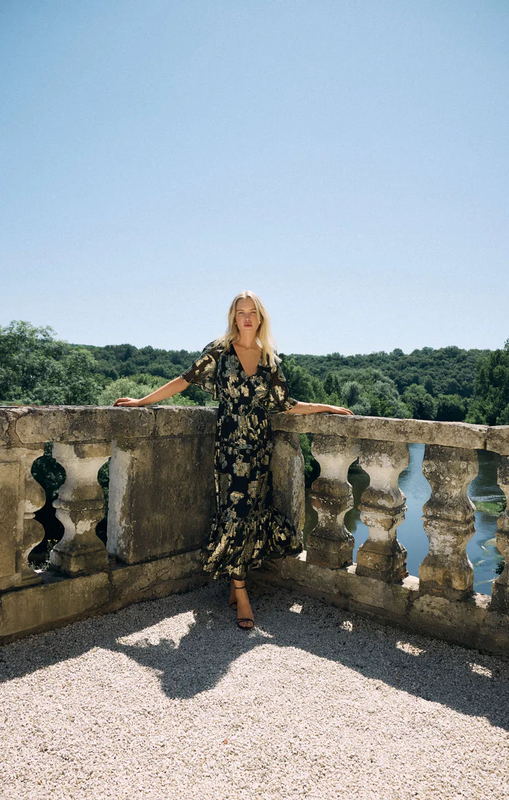 Kiera Jacquard Maxi Dress