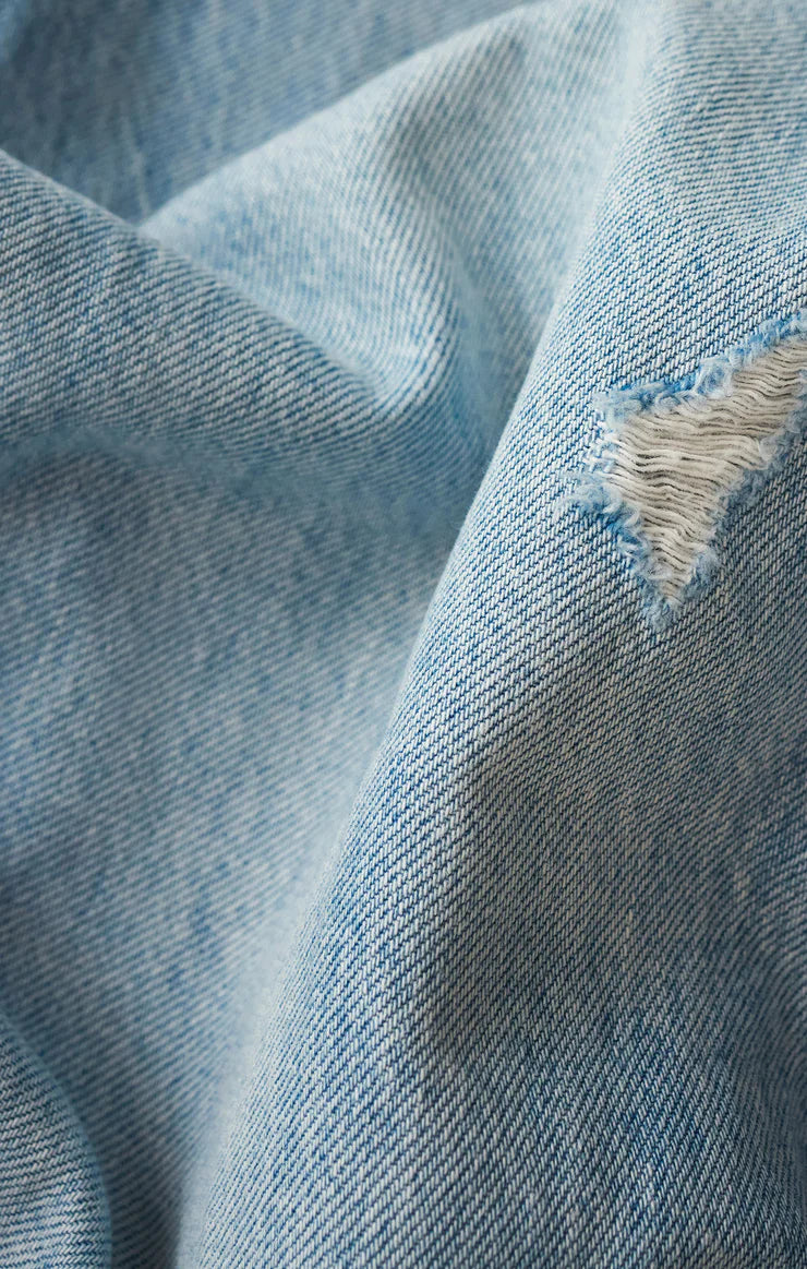 Remi High Rise Bowed Wide Leg Jean