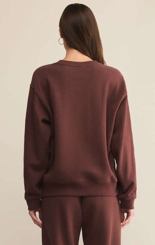 Boyfriend Cotton Sweatshirt