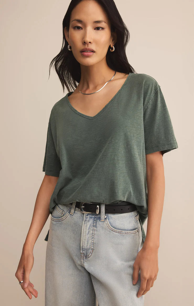 Lively Relaxed V-Neck Tee