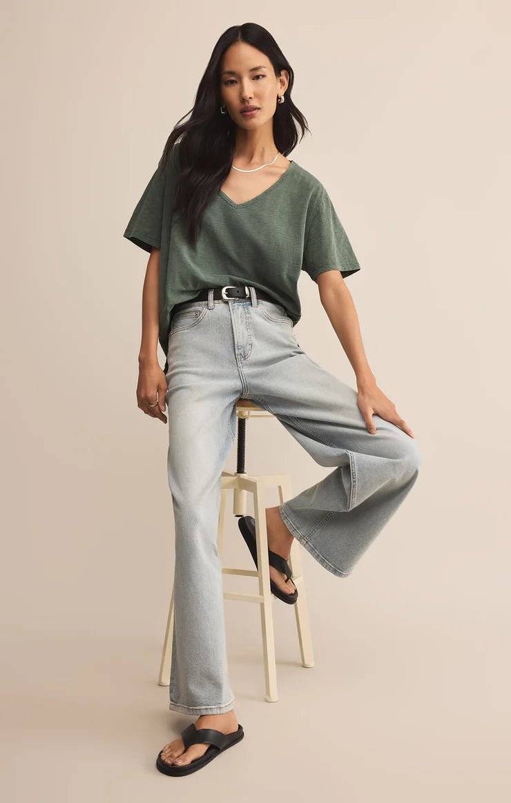 Lively Relaxed V-Neck Tee